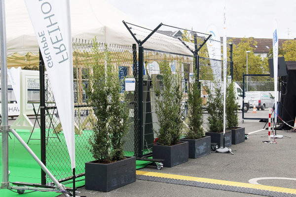 Sicherheitszäune auf der Security Messe in Essen